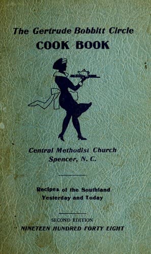 Cover of The Gertrude Bobbitt Circle cook book