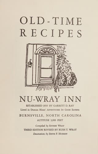 Cover of Old-time recipes