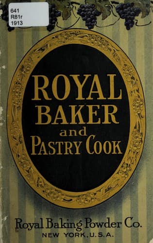 Cover of Royal baker and pastry cook