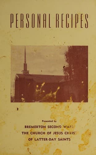 Cover of Personal recipes