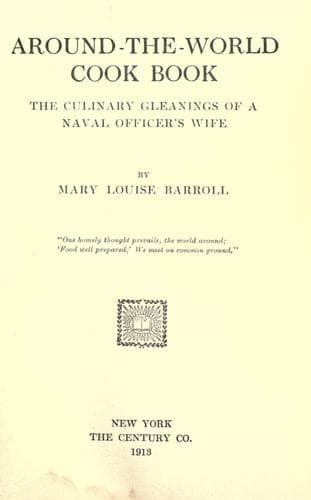 Cover of Around-the-world cook book