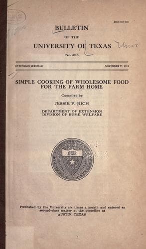 Cover of Simple cooking of wholesome food for the farm home