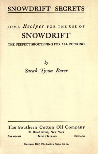 Cover of Snowdrift secrets