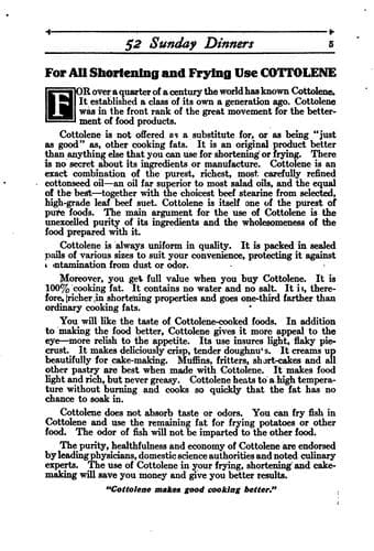 Cover of Fifty-two Sunday dinners