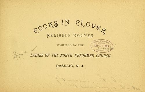 Cover of Cooks in clover