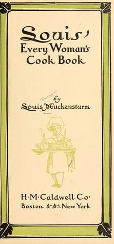 Cover of Louis' every woman's cook book