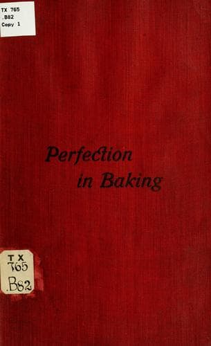 Cover of Perfection in baking