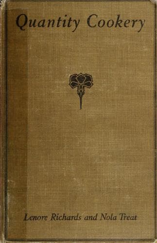 Cover of Quantity cookery