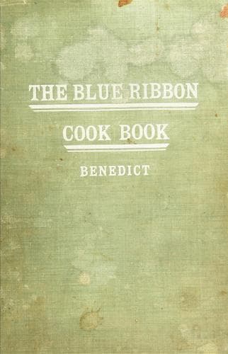 Cover of The blue ribbon cook book