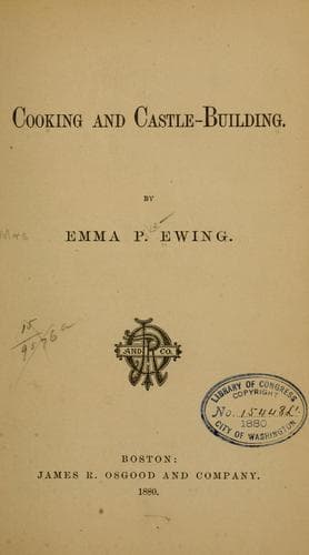 Cover of Cooking and castle-building