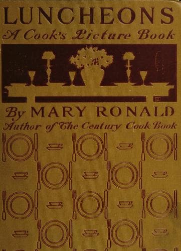 Cover of Luncheons