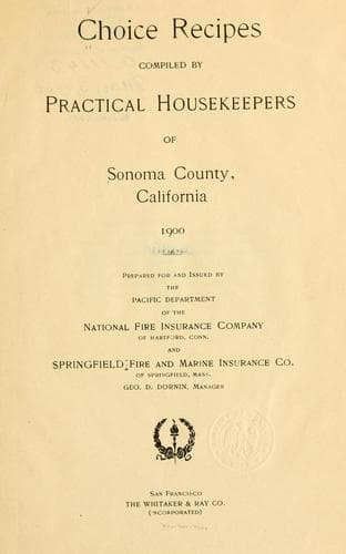 Cover of Choice recipes