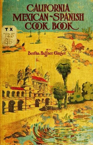 Cover of California Mexican-Spanish cook book