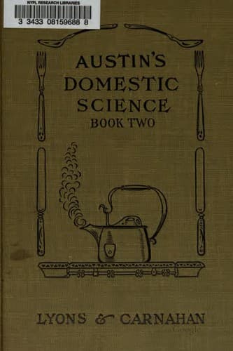 Cover of Domestic science (1914 text-book)