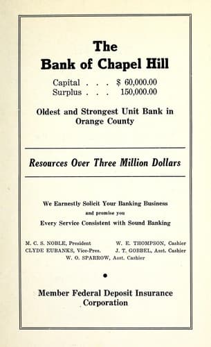 Cover of The Chapel Hill cook book