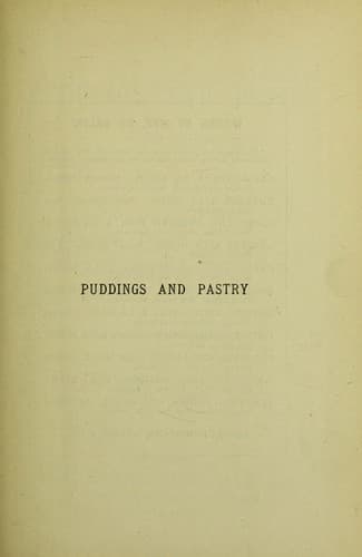 Cover of Puddings and pastry à la mode