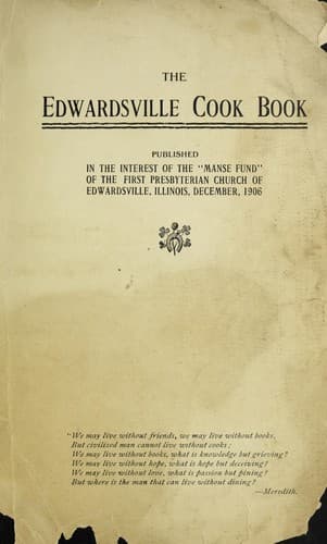Cover of The Edwardsville cook book