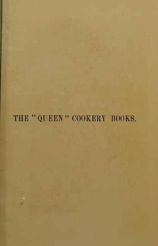 Cover of The "Queen" cookery books: Pickles and Preserves