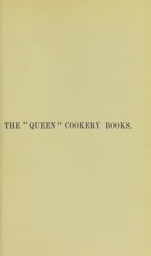 Cover of The "Queen" cookery books: Vegetables