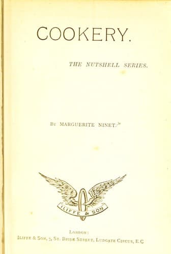 Cover of Cookery