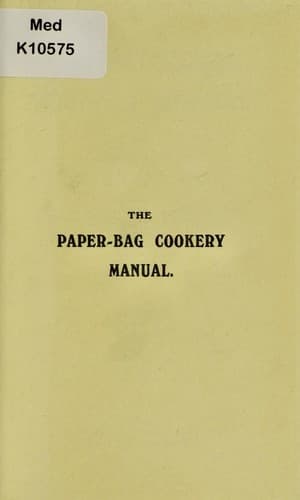 Cover of The paper-bag cookery manual