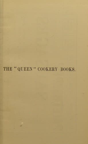 Cover of The "Queen" cookery books: Breakfast and Lunch Dishes