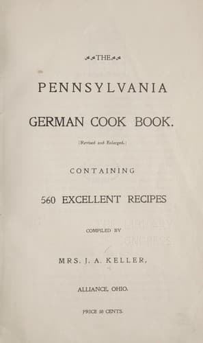 Cover of The Pennsylvania German cook book